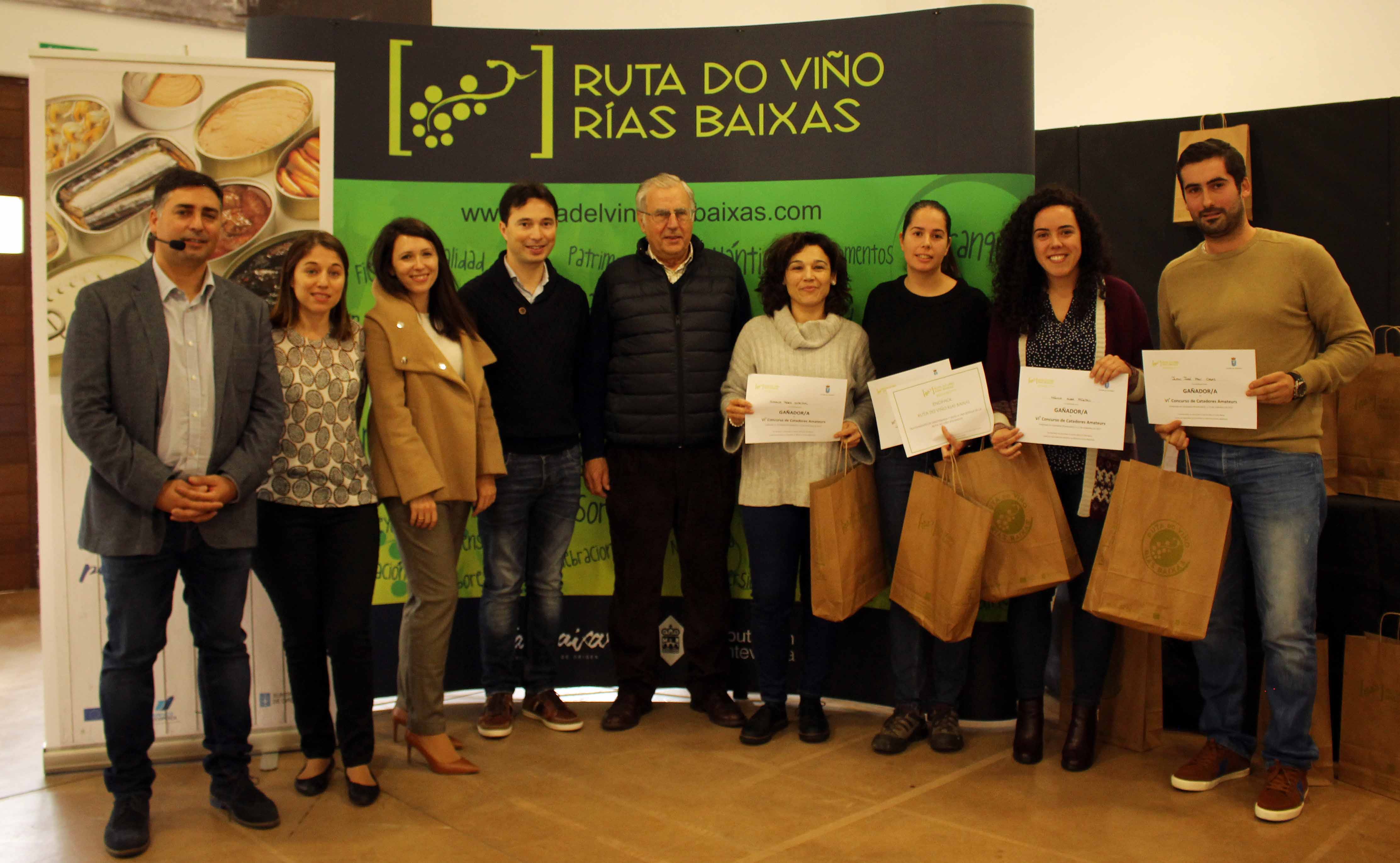 La VI Cata Amateur Ruta do Viño Rías Baixas premió a cuatro participantes