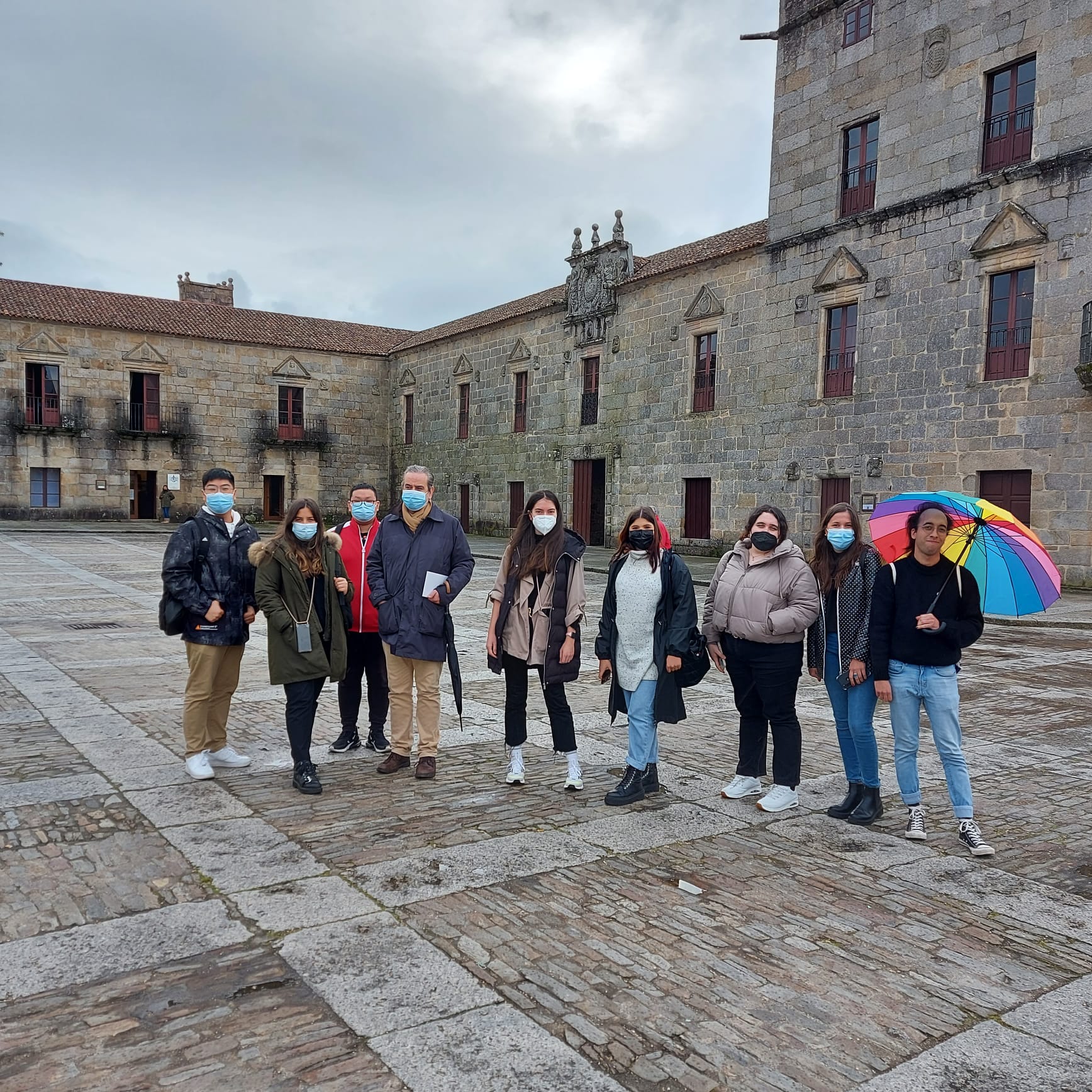 Alumnado de la Escuela de Turismo de A Coruña retoma sus visitas a la Ruta do Viño Rías Baixas para descubrir su proyecto enoturístico