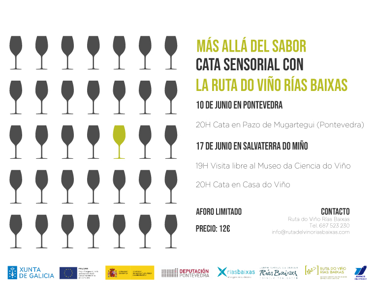 La Ruta do Viño Rías Baixas organiza la segunda edición de la Cata Sensorial en Pontevedra y Salvaterra de Miño