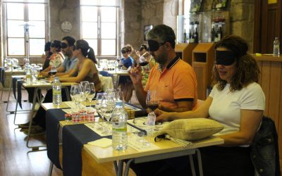 Música, maridaje y cata a ciegas protagonizaron hoy la II Cata Sensorial de la Ruta do Viño Rías Baixas en Salvaterra de Miño
